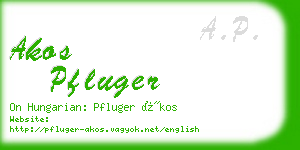 akos pfluger business card